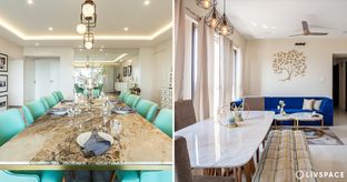 marble dining table design idea