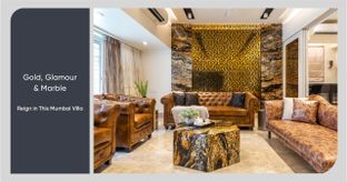 Italian Marble, Custom-made Furniture &#038; Gold Trimmings Add Luxury to This Villa