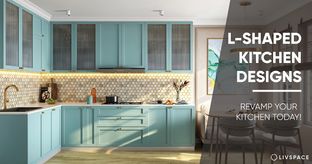 L shape modular kitchen design 1