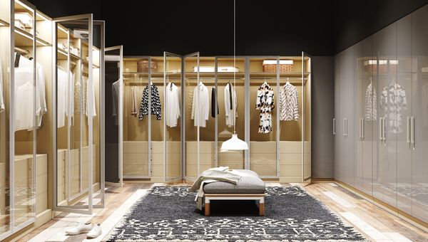 Walk-in wardrobe