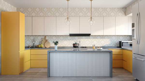 Elegant island kitchen