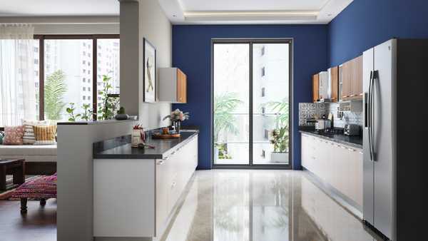 Modern parallel kitchen