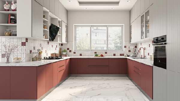 Premium U-shaped kitchen