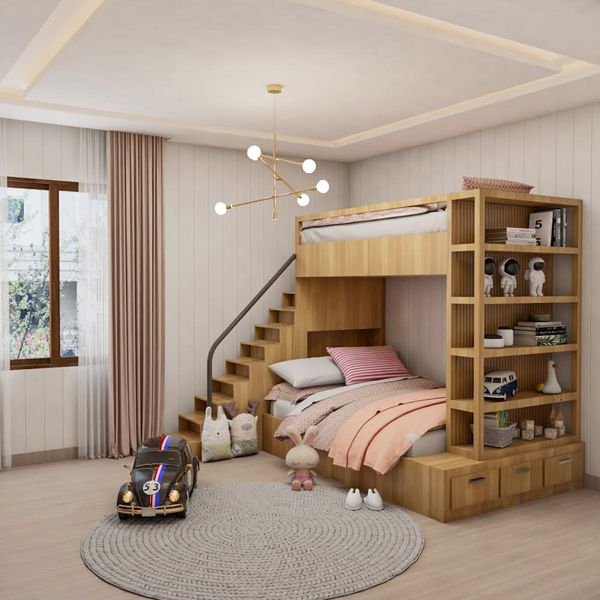 Scandinavian sales bunk beds