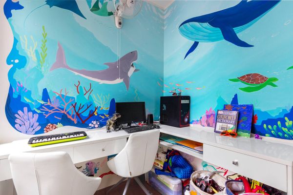 Fish Themed Kids Bedroom Design Ideas