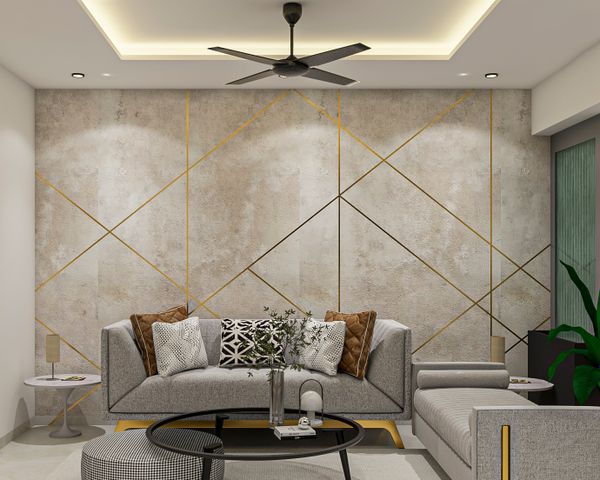 Living room deals modern wall design