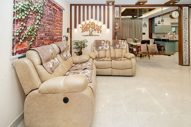 3BHK Interior Design in Hyderabad With Modular Wardrobe | Livspace