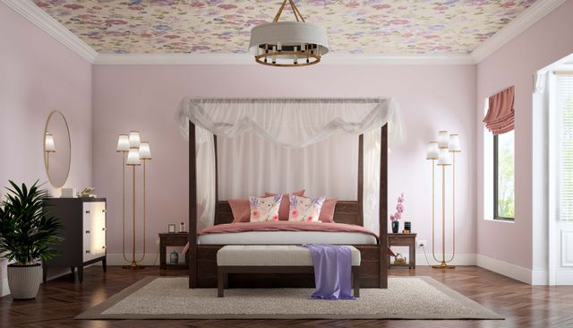 Light Pink Wall Paint Design For Bedrooms | Livspace