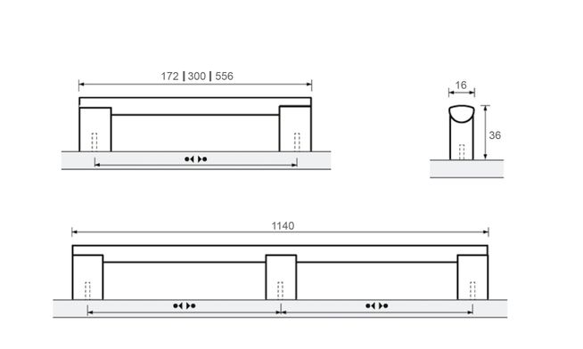 Clivia, Anodised aluminium