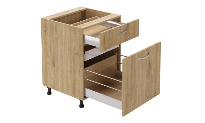 Base Unit, 3 Drawers (2M, 1XL)