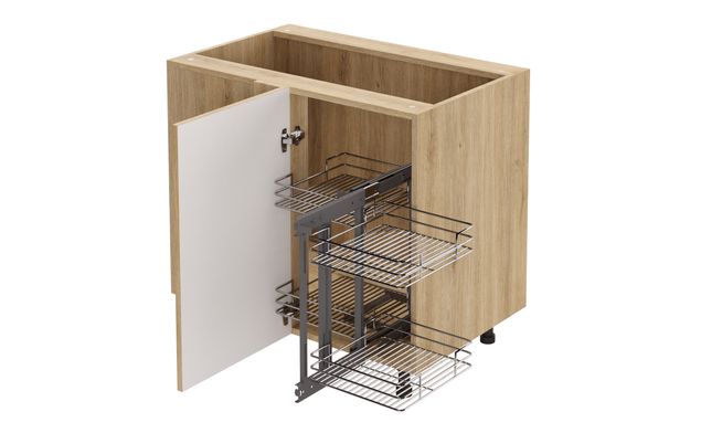 Blind Corner Unit, Corner Pullout