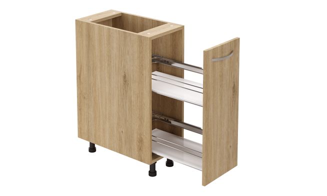 Bottle Pullout, 2-tier SS Basket