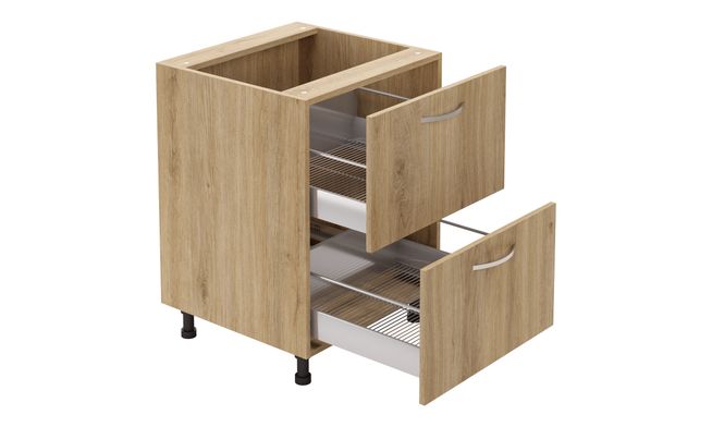 Base Unit, 2 SS Drawers (2L)