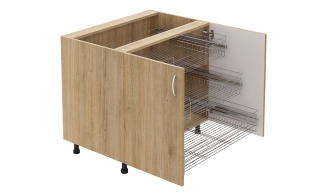 Base Unit, 3 SS Drawers (3M)