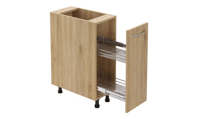 Bottle Pullout, 2-tier SS Basket
