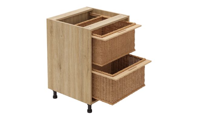 Base Unit, 2 Wicker Baskets