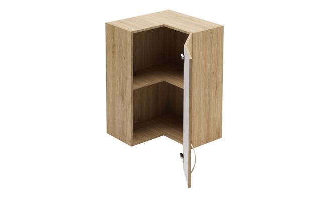 Wall Luzy Corner Unit, 2 Shelves