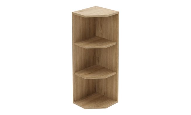 Wall Open End Unit, 2 Shelves