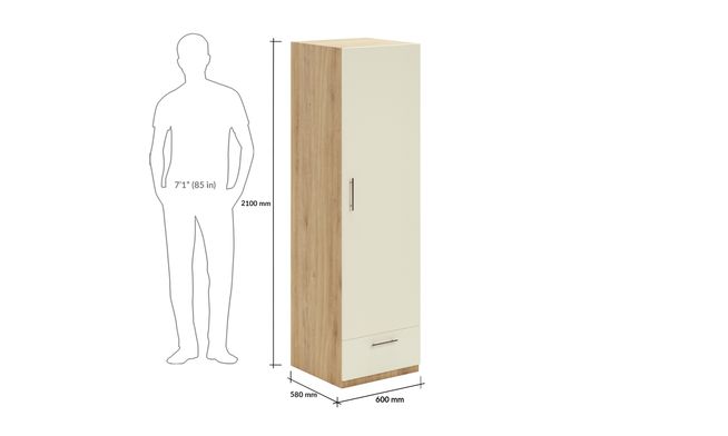 Swing, Ext. Drawer, Design-D, 2100mm