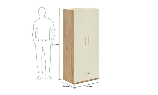 Swing, Ext. Drawer, Design-D, 2100mm