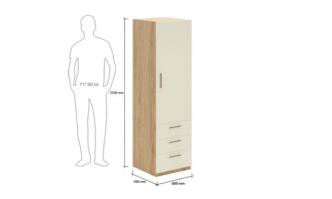 Swing, Ext. Drawer, Design-F, 2100mm