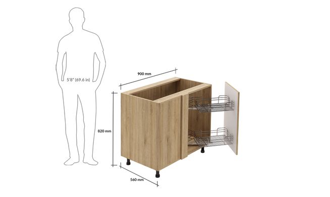 Blind Corner Unit, Moving Corner