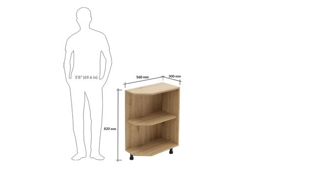 Base Open Unit, 1 Shelf