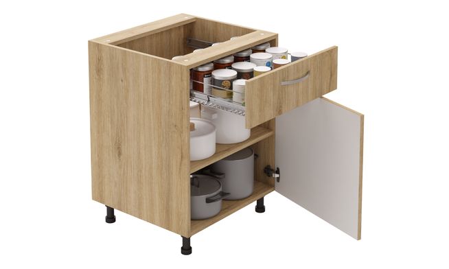 Base Unit, 1 SS Drawer (1M), 1 Shelf