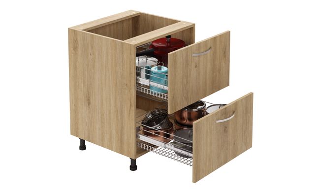 Base Unit, 2 SS Drawers (2L)