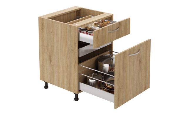 Base Unit, 3 Drawers (2M, 1XL)