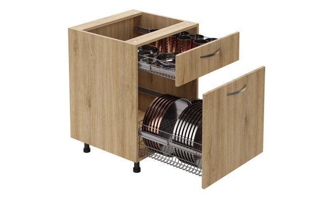 Base Unit, 2 SS Drawers (1M, 1L)