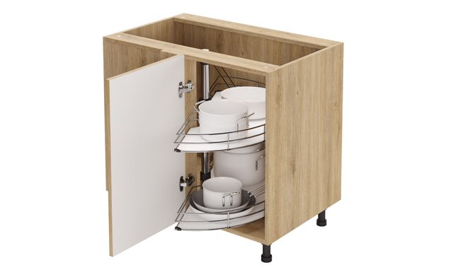 Blind Corner Unit, 2 Dee Trays