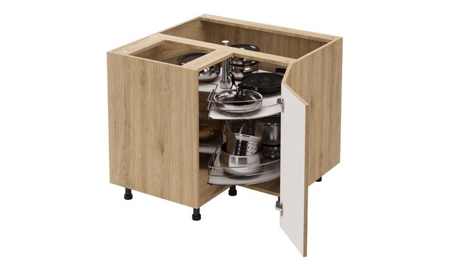 Corner Unit, 3/4th Carousel