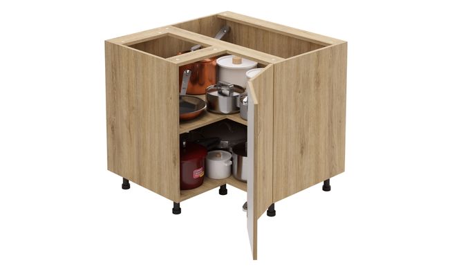 Corner Unit, 1 Shelf