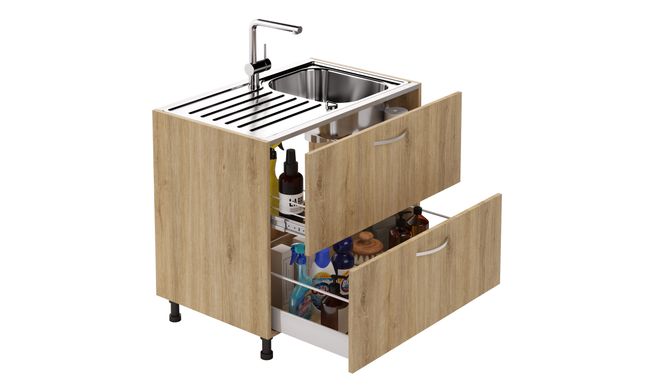 Sink Unit, 2 Drawers (2L)