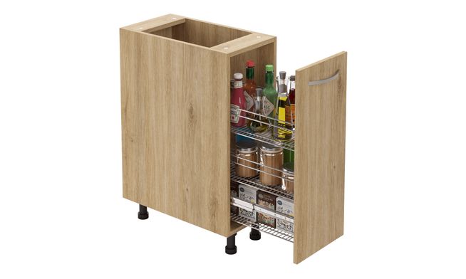 Spice Pullout, 3-tier SS Basket