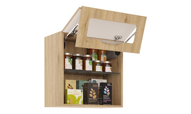 Wall HF Lift-up Unit, 1 Shelf