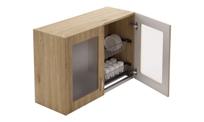 Wall GTPT Unit, Frame Glass 2-Door