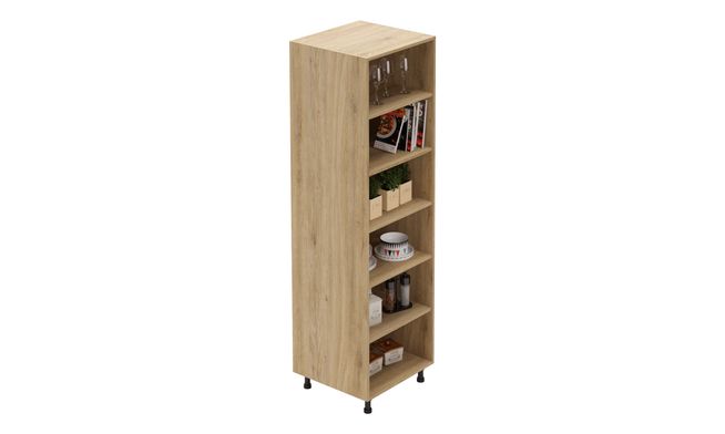 Tall Open Unit, 5 Shelves
