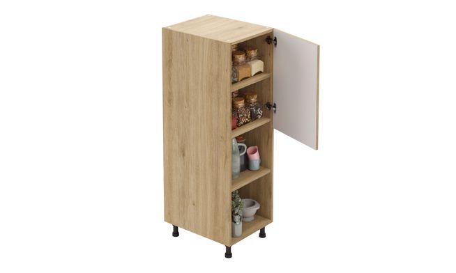 Mid-tall Open/Close Unit, 3 Shelves