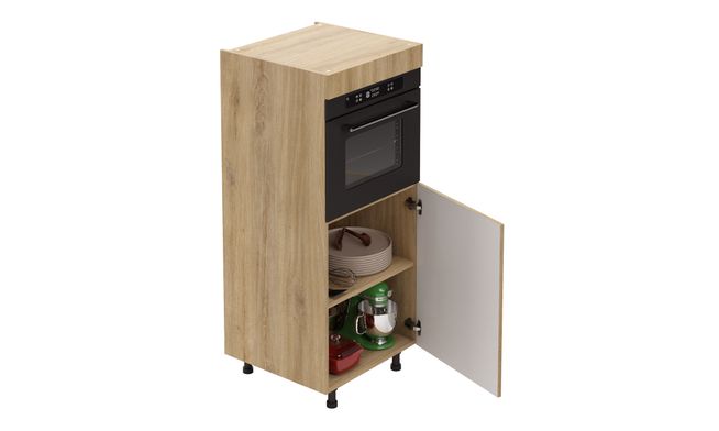 Mid-tall Microwave Unit, 1 Shelf
