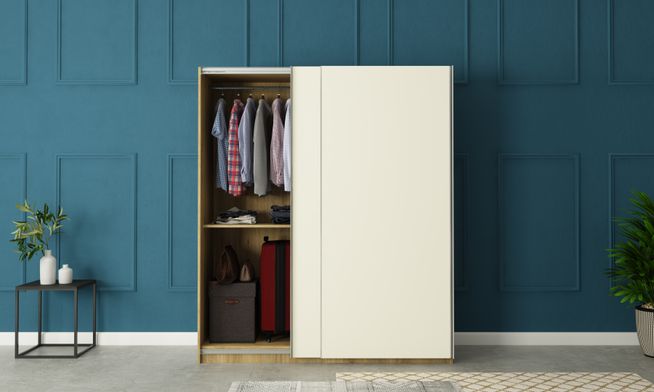 Overlay Sliding 2-Door, Design-AA, 2100 mm