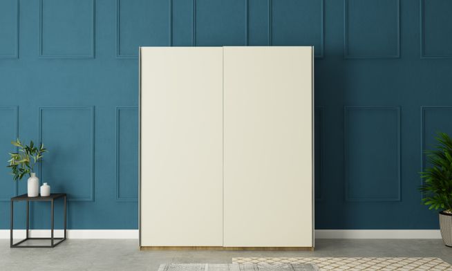 Overlay Sliding 2-Door, Design-BB, 2100 mm