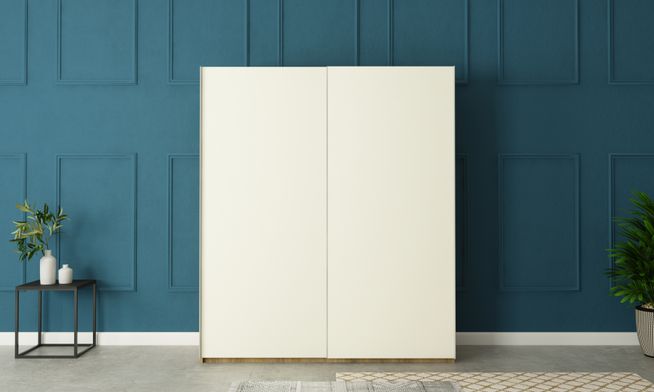 Overlay Sliding 2-Door, Design-CC, 2100 mm