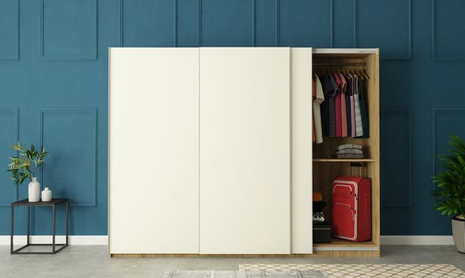 Overlay Sliding 3-Door, Design-AAA, 2100 mm