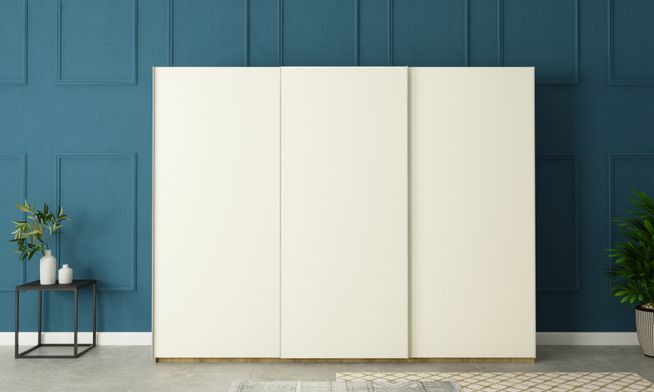 Overlay Sliding 3-Door, Design-AAA, 2100 mm