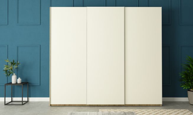 Overlay Sliding 3-Door, Design-AAA, 2400 mm