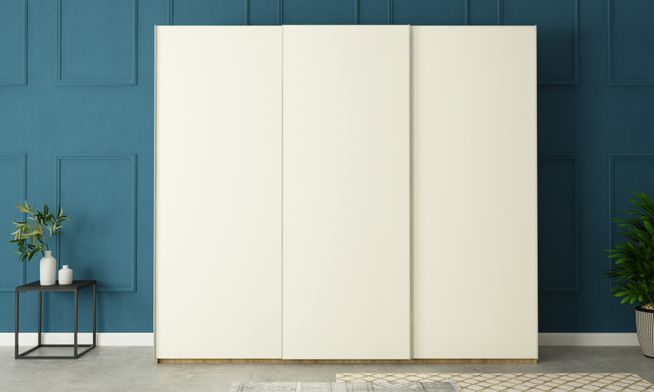 Overlay Sliding 3-Door, Design-BAA, 2400 mm