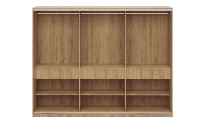 Inset Sliding 3-Door, 2100 mm