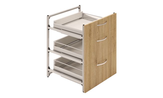 3 Drawer Unit (1M, 2L)